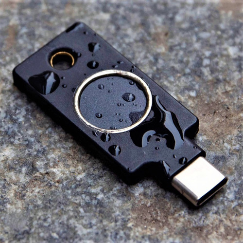 Yubikey C Bio Lector Huella Digital Llave Seguridad Fido U2f