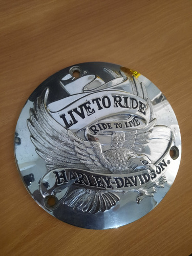 Emblema Cover Harley - Davidson Live To Ride   .original