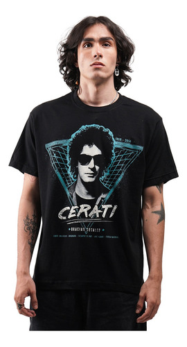 Camiseta Gustavo Cerati Retrowave Soft Rock Activity