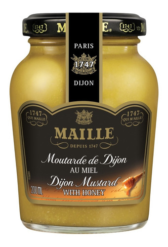 Mostaza Francesa Maille Con Miel X 200 Grs. Pack X 3 Und