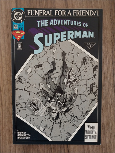 The Adventures Of Superman #498 Second Printing (Usado)