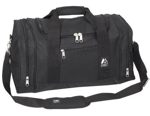 Everest Luggage Bolsa Para Artículos Deportivos, Negro), 020