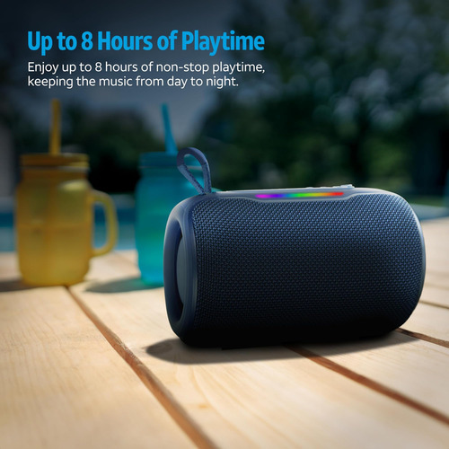 Altavoz Portátil Bluetooth Bluetooth De At&t Essentials Azul