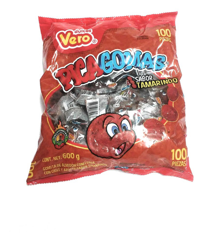 Vero Pica Gomas - Gomitas De Sabor Chile, Caramelo Mexicano,