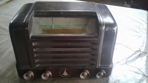 Radio Emerson Electrica A Valvulas O Lamparas  Funcionando