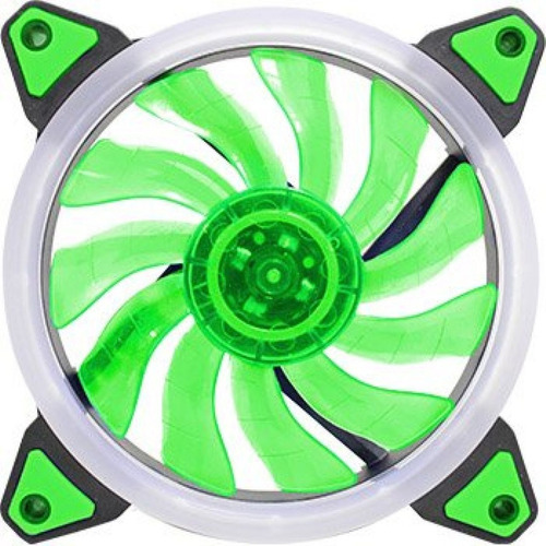 Cooler Gamer Fan Led Verde 11 Hélices Kmex Af-g1225