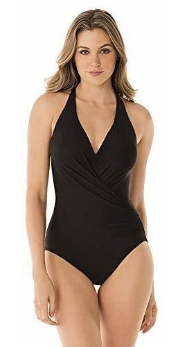 Miraclesuit Traje De Baño Para Mujer Rock Solid Wrapsody Hal