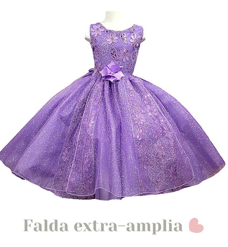 Vestido Niña Fiesta Paje Presentación Damita Lila | Meses sin intereses Vestido Niña Fiesta Paje Presentación Damita Lila | Meses sin intereses