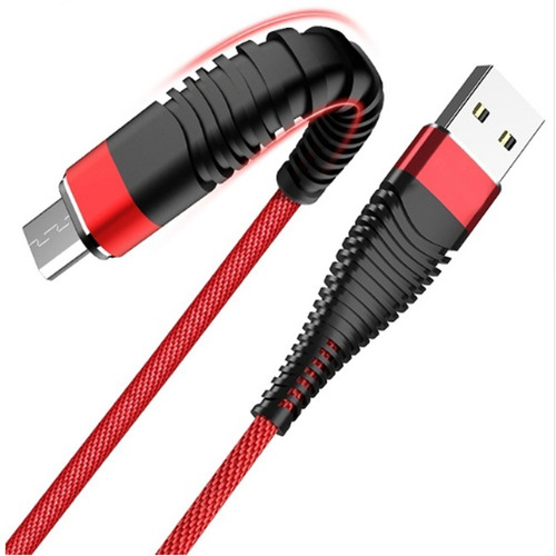 Cable Datos Cargador Usb iPhone Malla Super Reforzado Treqa