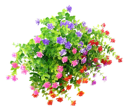 20 Paquetes De Flores Artificiales, Plantas, Vegetación Y Ar