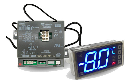 Conj. Controlador Temp. Para Sorveteira Metalfrio Vf28f