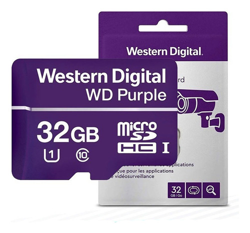 Imagen 1 de 6 de Tarjeta Memoria Micro Sd 32 Gb Western Digital Purple