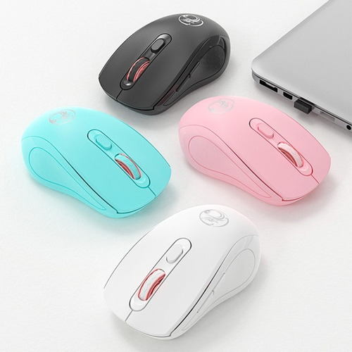 Mouse Inalambrico Imice W718 1600 Dpi Celeste