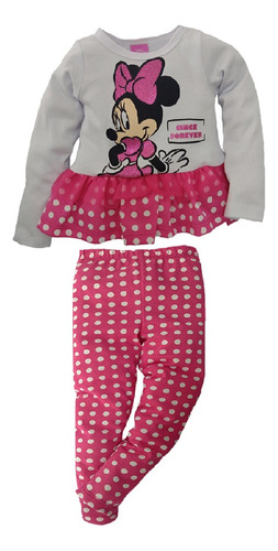 Conjunto Estampado Con Leggins Disney Minnie Mouse