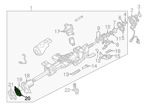 Sensor Ángulo Giro Para Chevrolet Express 2500 2021