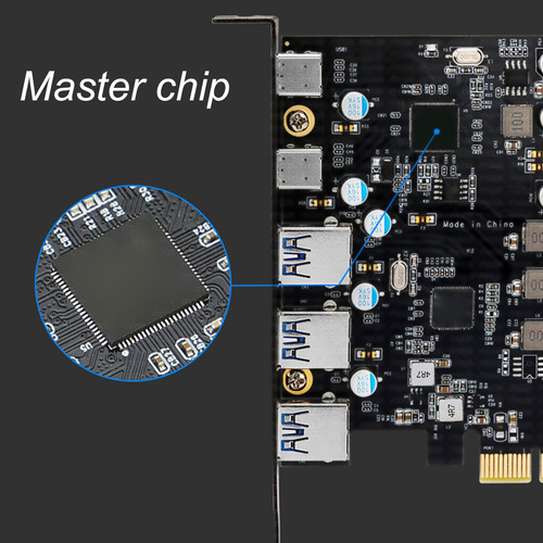 Tarjeta De Expansión Usb 3.0 Pci E A 7 Puertos Pci Express 2