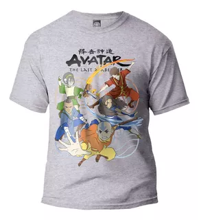 Playera Avatar 5 Last Airbender Leyenda Aang Katara Zuko