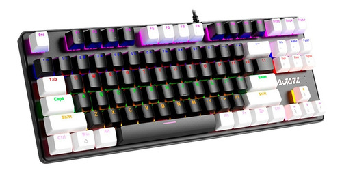Imagen 3 de 3 de Teclado Mecánico Retroiluminado Switch Black Robocop 87k