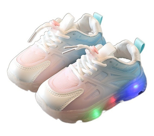 Zapatos Luminosos Para Niños Zapatos De Malla Transpirable