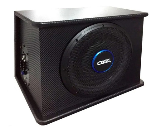 Cajón Amplificado Subwoofer Tipo Maletero 800watts Carbon