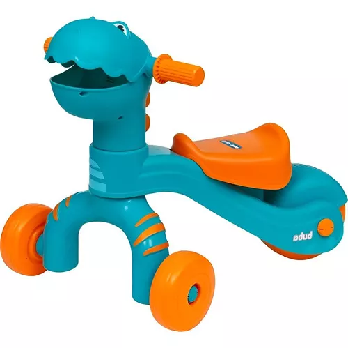 Triciclo Infantil Meninas Gatinha Som Luz 2 Em 1 Com Pedal