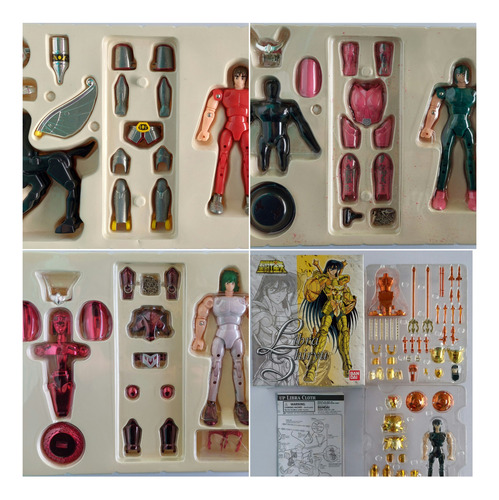 Lote Bonecos Cavaleiros Zodíaco Vintage E Cloth Myth Bandai (Usado)