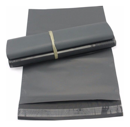 Envelope Plástico Cinza 19x25 1000 Un Lacre Sedex Correios