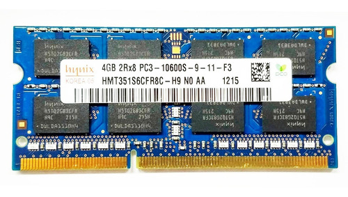 4 Gb Ddr-3 Pc3-10600 1333 Mhz Sodimm Para Laptop Y Mac