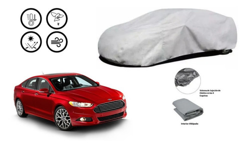 Car Cover Ford Fusion 2016 Afelpada. Msi