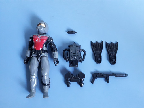 Antigo Boneco Gi Joe Comandos Em Ação Cobra Homem Rã Estrela (Usado)