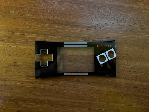 Faceplate Game Boy Micro - Edición Nes Nintendo