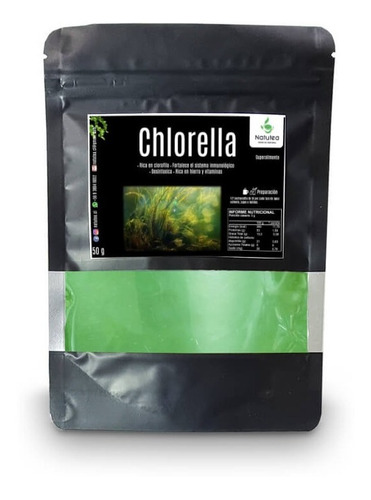 Chlorella En Polvo (alga) 1 Kg Sabor Alga