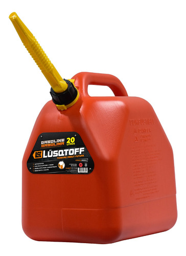 Bidon Combustible 20 Litros Lusqtoff Con Pico Nafta Gasoil