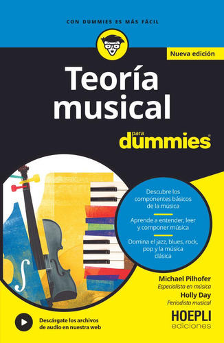 Teoría Musical Para Dummies, De Pilhofer, Michael., Vol. 1. Editorial Hoepli, Tapa Blanda En Español, 2024