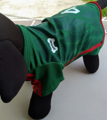 Playera Jersey Perro T6 Selección Mexicana Verde Qatar 2022