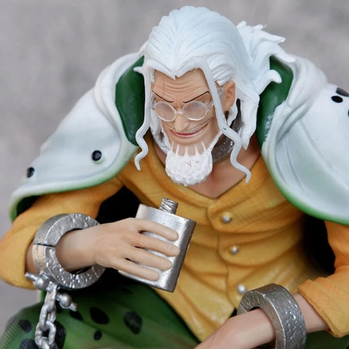 Boneco Luffy Silvers Rayleigh One Piece Anime Estatueta Zoro