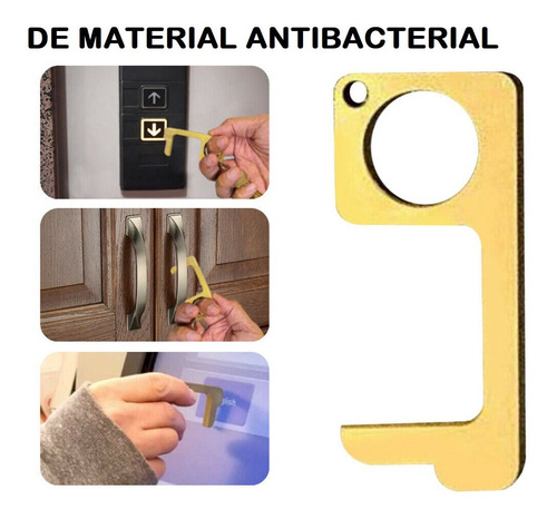 Hygiene Hand Abridor De Puertas De Laton Antibacterial