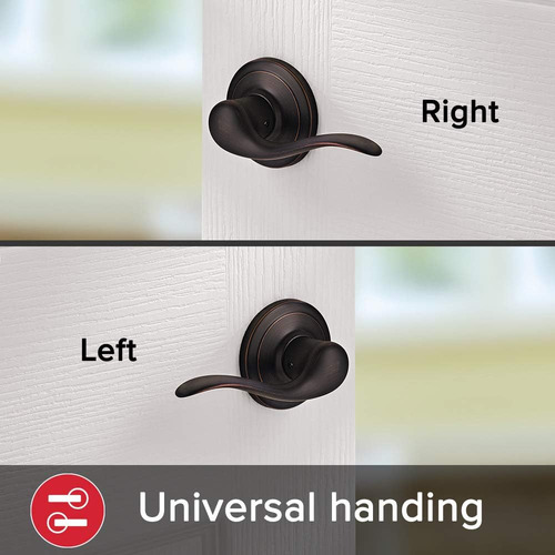 Kwikset Prescott Manja De Puerta Frontal Sin Bloqueo, Exteri