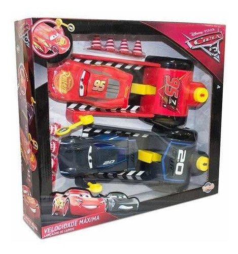 Cars Disney - Kit 2 Lançadores C/carrinho - 32405