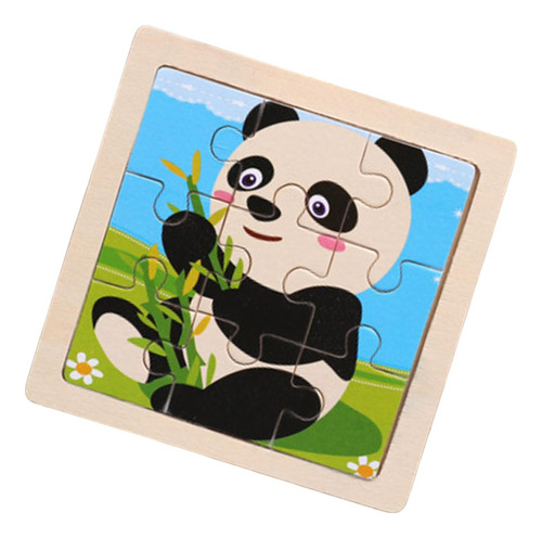 Juegos De Rompecabezas De Madera Aprendizaje Panda