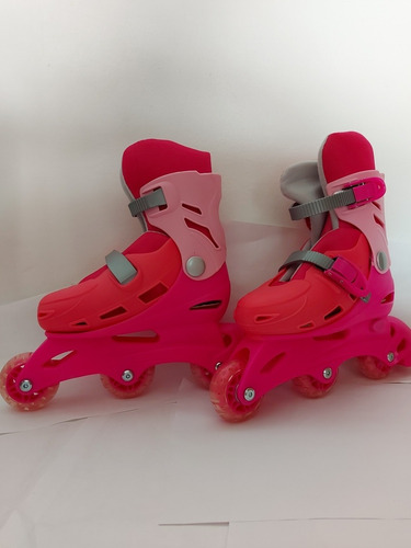 Imagen 3 de 8 de Patines Lineales Ajustables Para Niñas