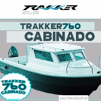 Lancha Tracker Trakker 760 Cabinado