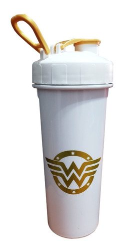 Shaker Wonder Woman Mujer Maravilla No Toxico Tapa Rosca