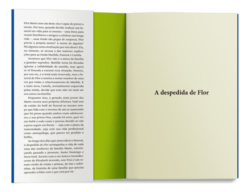 A Despedida De Flor: Nd, De Acevedo, Elizabeth. Se Aplica, Vol. 1. Editorial Record, Capa Mole, Edição Não Possuí Em Português, 2024