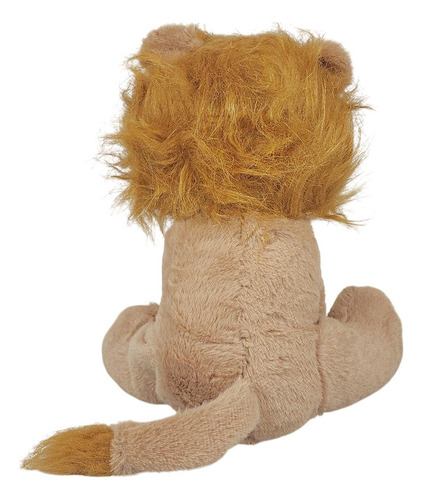 Leão De Pelúcia Sentado Safari Olho Brilhante 22cms