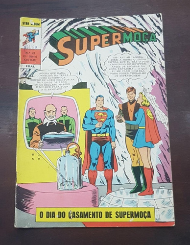 Revista Em Quadrinhos Star Album Nº22-supermoça-ebal-ano1970