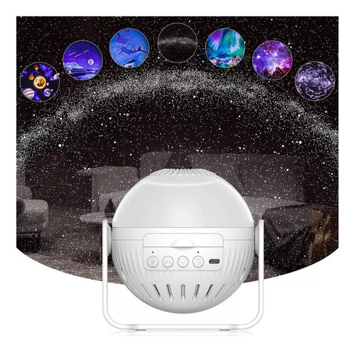 7 In 1 Lámpara De Proyección De Estrellas Hd Luz Nocturna