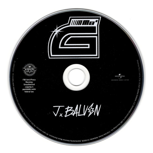 J Balvin - Ma ' G Mag - Disco Cd