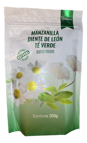 Té De Manzanilla, Diente León Y Té Verde Pulverizado Puro