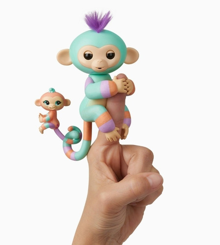 Wowwee Fingerlings Baby Monkey & Mini Bffs Danny & Gianna